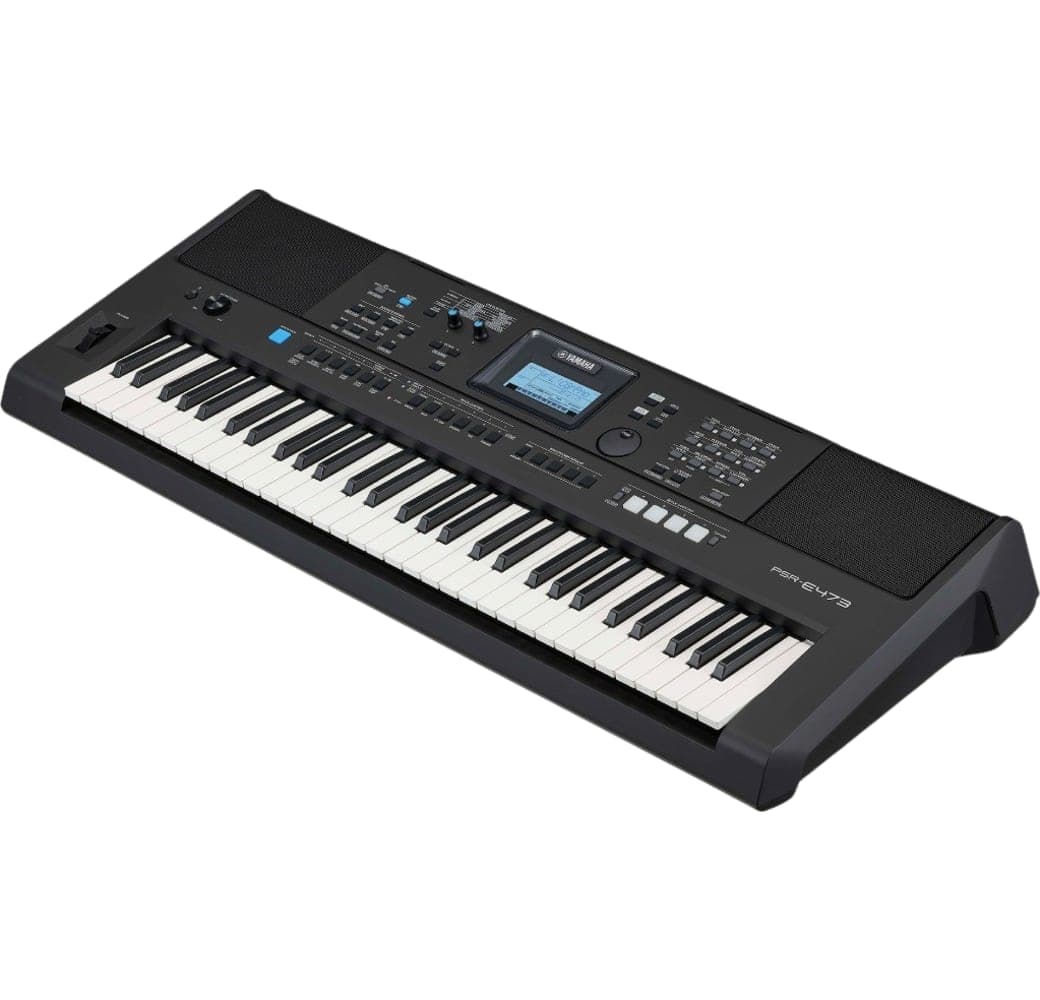 Black Yamaha PSR-E473 61-Key Portable Keyboard.2