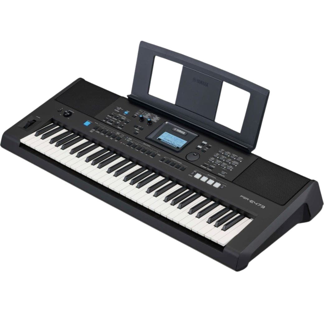 Black Yamaha PSR-E473 61-Key Portable Keyboard.5