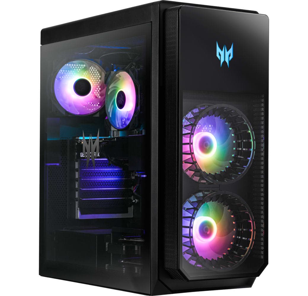 Schwarz Acer Predator Orion 5000 PO6-650 Gaming Desktop - Intel® Core™ i7-13700F - 32GB - 2TB SSD - NVIDIA® GeForce® RTX 4070 TI.2