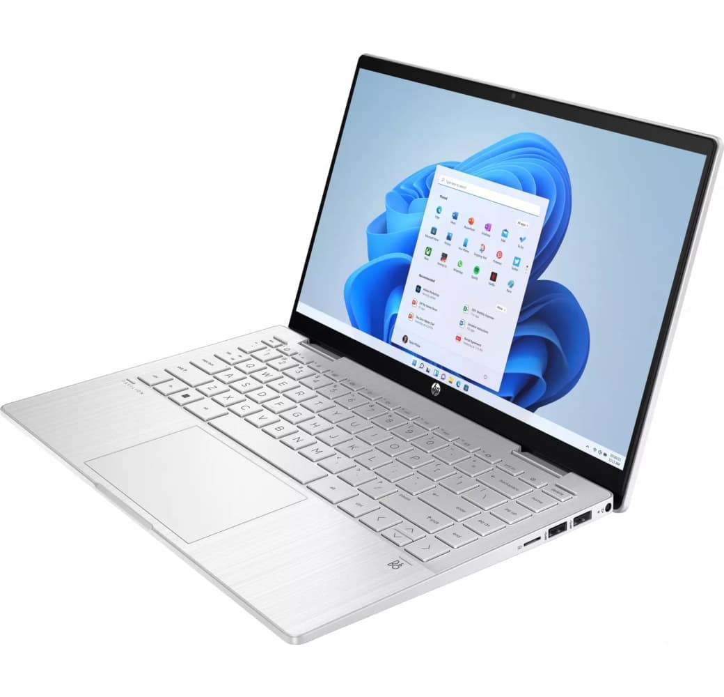 Silber HP Pavilion x360 2-in-1 14-ek1075ng Notebook - Intel® Core™ i7-1355U - 16GB - 512GB SSD - Intel® Intel® UHD.2