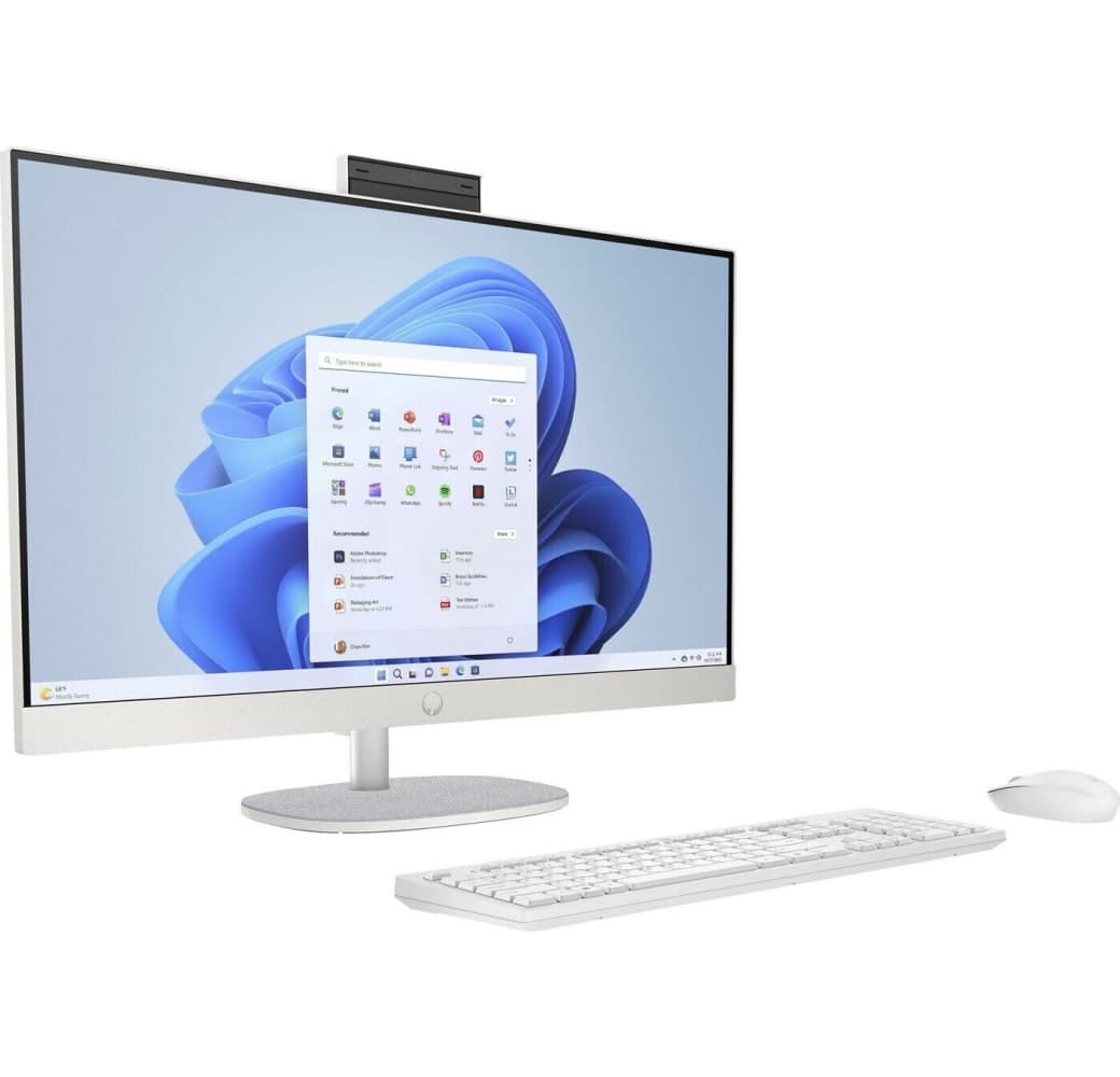 White HP 27-cr0006ng All-in-One - AMD Ryzen™ 7 7730U - 16 GB - 1 TB SSD - AMD Radeon™ Grafik - Deutsch (QWERTZ).2