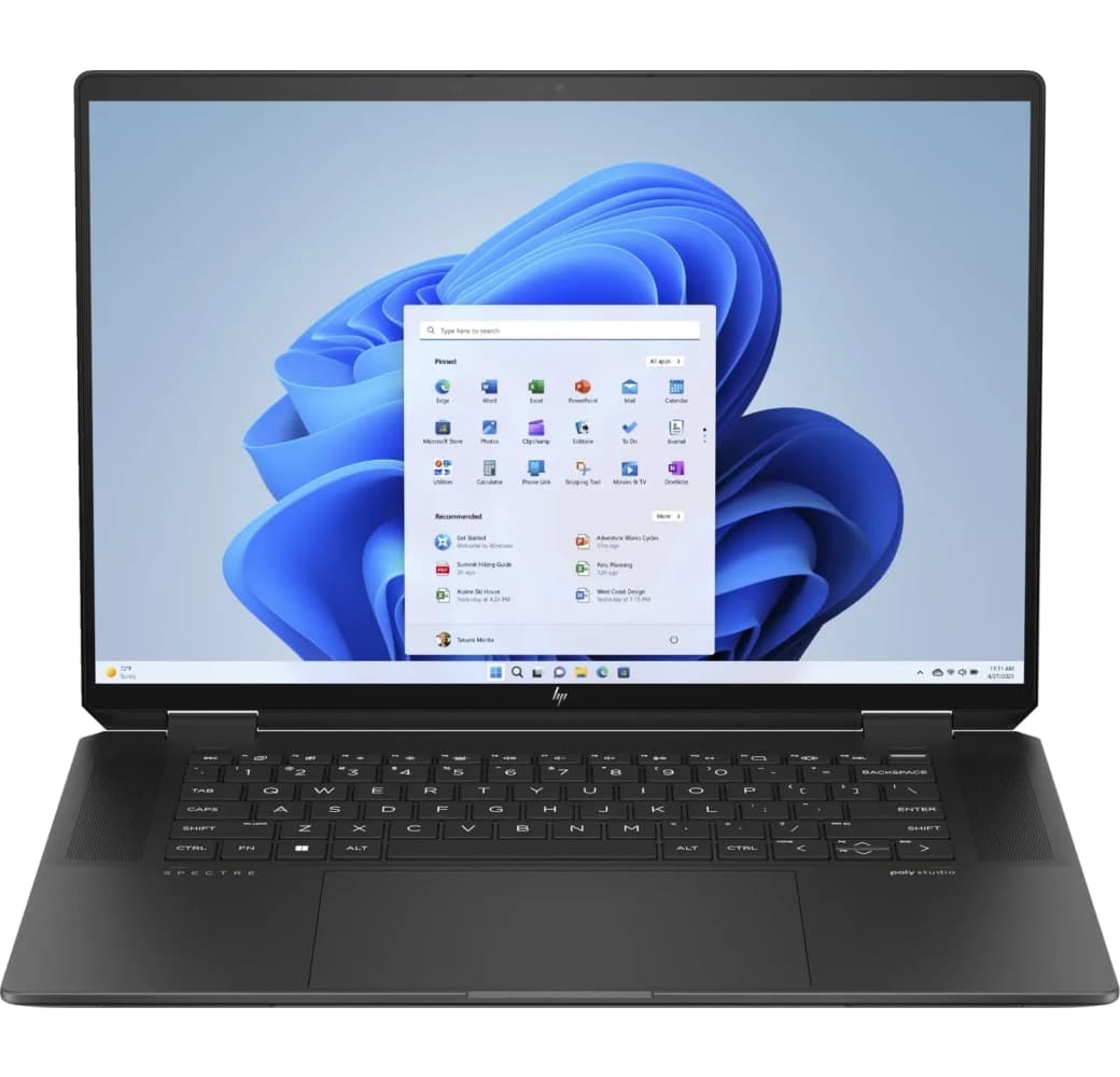 Silber HP Spectre x360 16-aa0072ng Notebook - Intel® Core™ Ultra 7-155H - 16GB - 1TB SSD - Intel® Intel® Arc.2