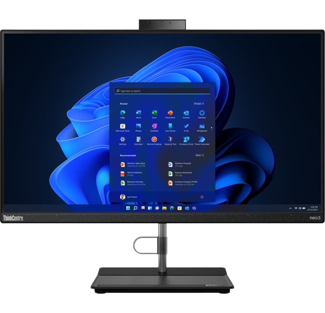 Schwarz Lenovo ThinkCentre Neo30a-24 G3 Notebook - Intel® Core™ i3-12CE001UGE - 8GB - 256GB - Intel® Iris® Xe Graphics.1