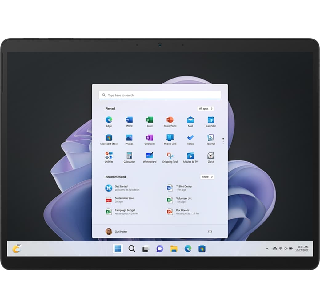 Graphite Microsoft Surface Pro 9 13" - Intel® Core™ i5-1235U - 8GB - 256GB SSD - Intel® Iris® Xe Graphics (Device only).6