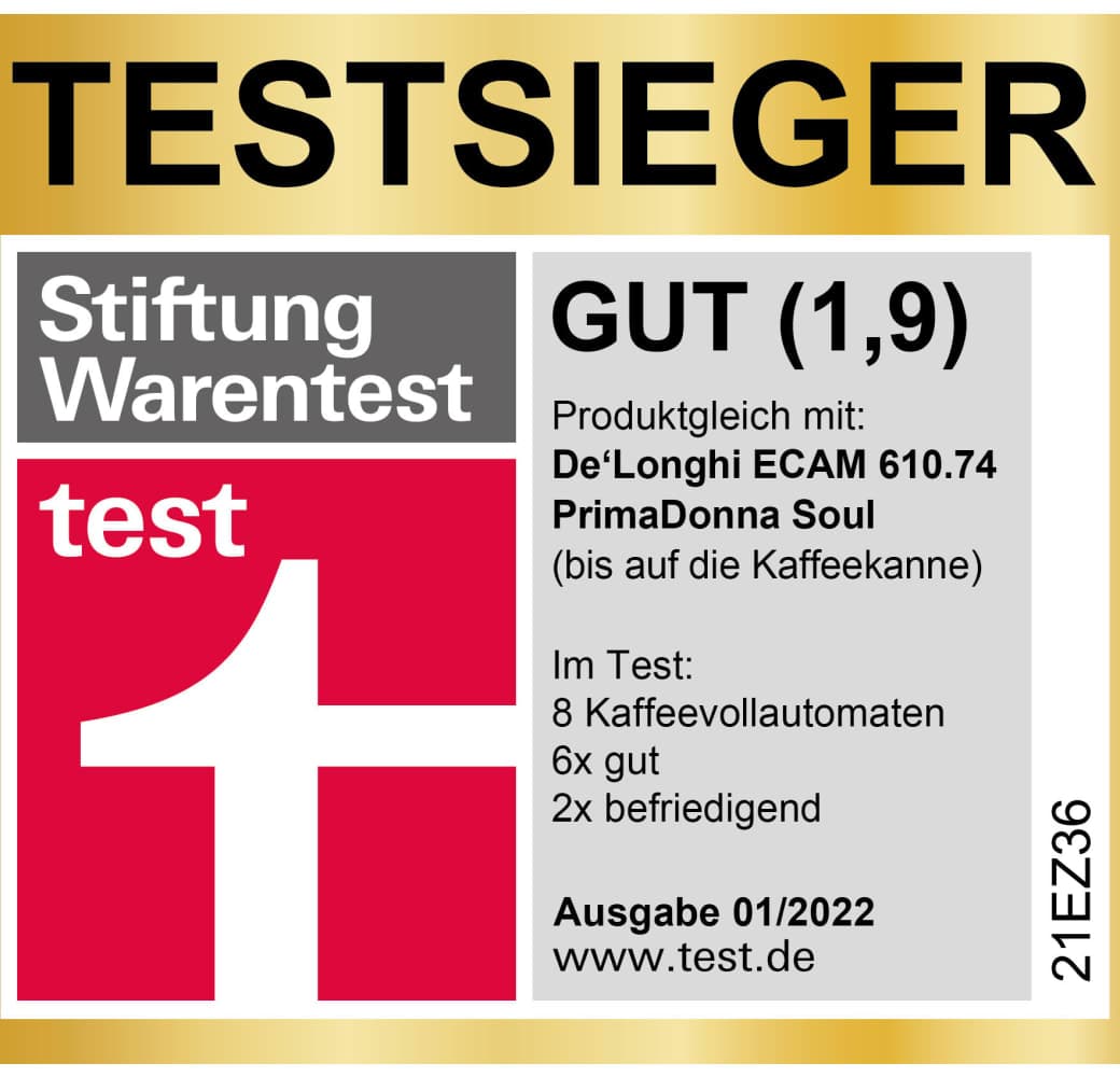 Black De'Longhi PrimaDonna Soul ECAM610.75.MB Coffee Machine.3