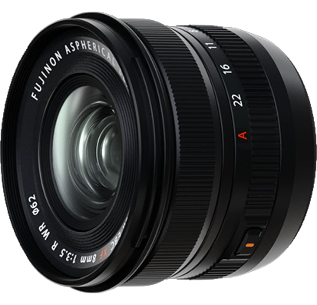 Black Fujifilm XF 8mm F3.5 R WR.1