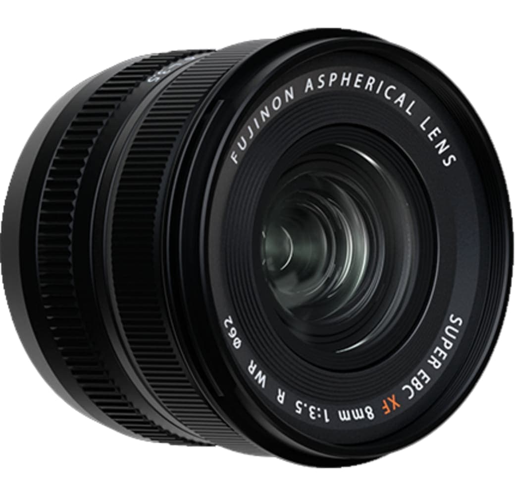 Black Fujifilm XF 8mm F3.5 R WR.2