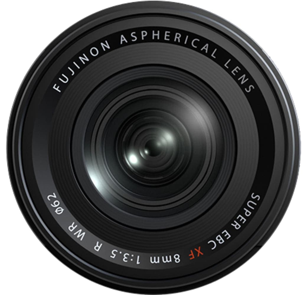 Black Fujifilm XF 8mm F3.5 R WR.3