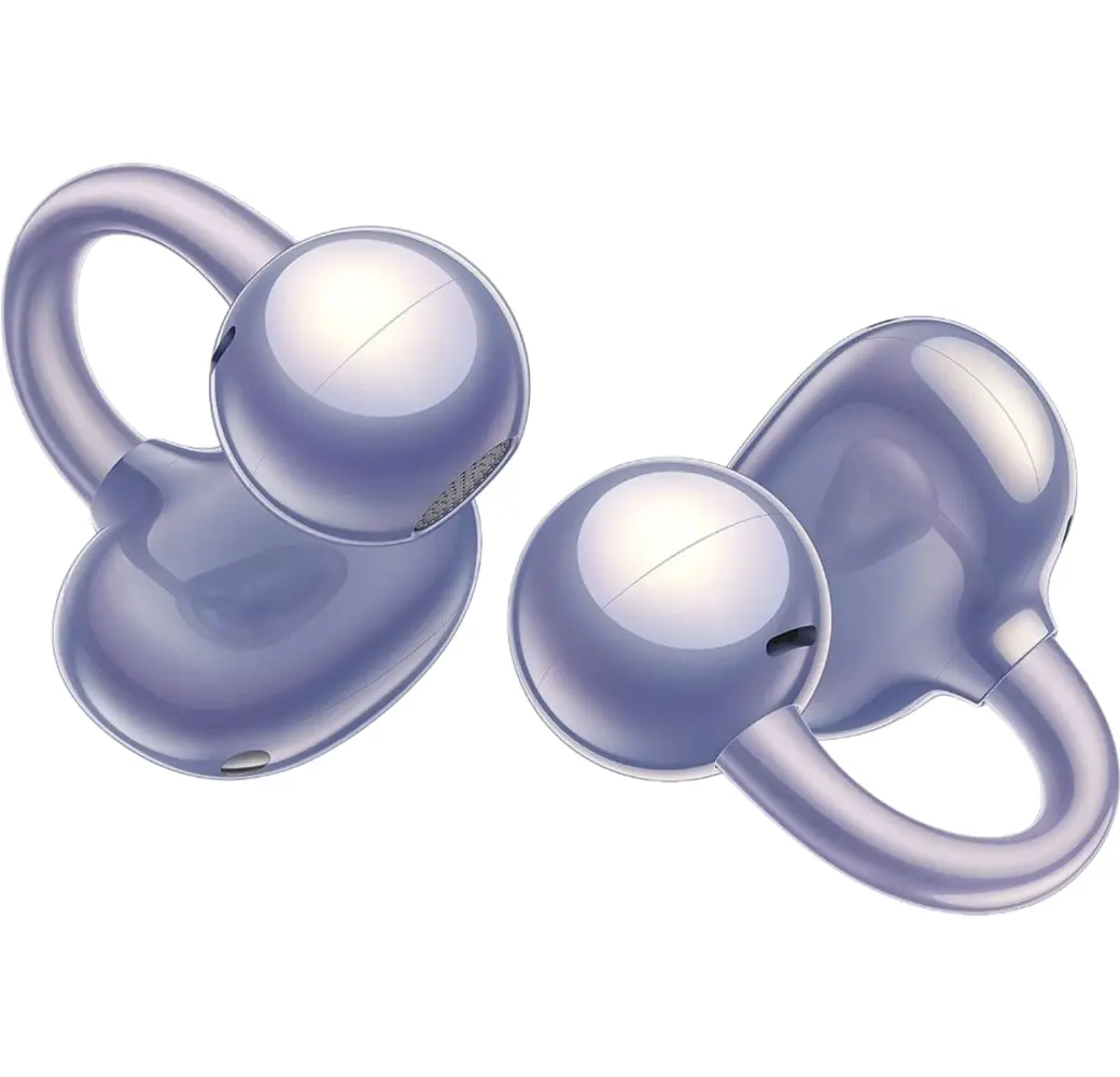 Purple Huawei FreeClip Headphones.2