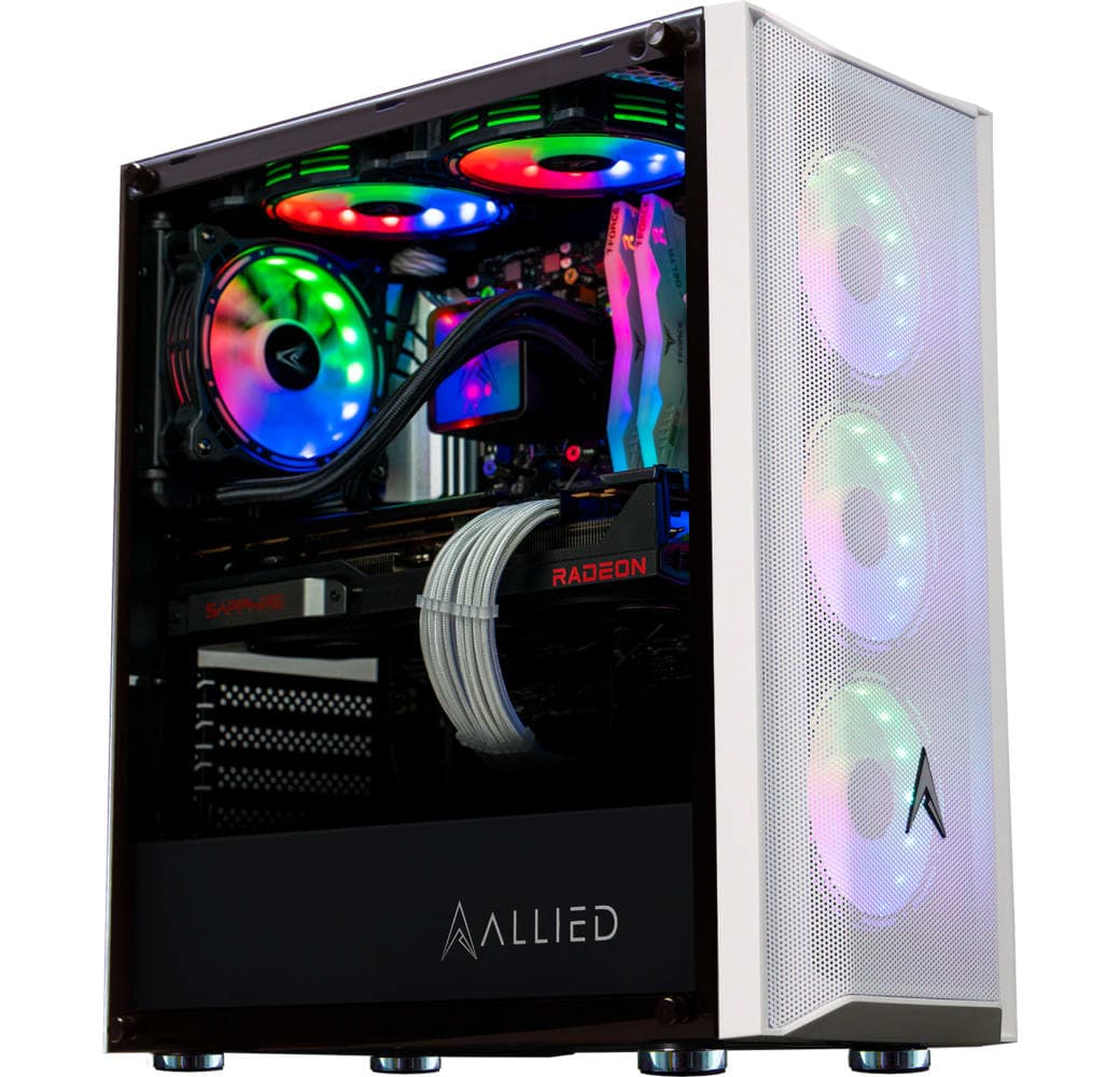 Gloss White Allied Patriot Gaming Desktop - AMD Ryzen™ 7 7800X3D - 32GB - 2TB SSD - AMD Radeon RX 7900XTX.1