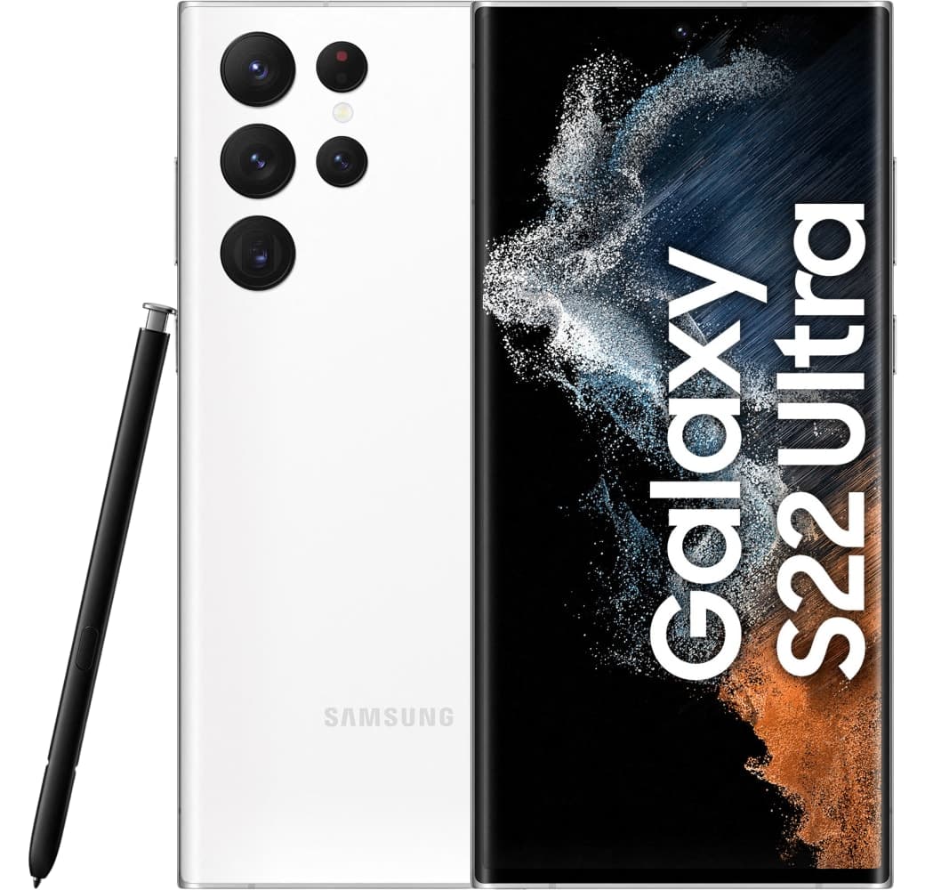 White Samsung Galaxy S22 Ultra Smartphone - 256GB - Dual SIM.1