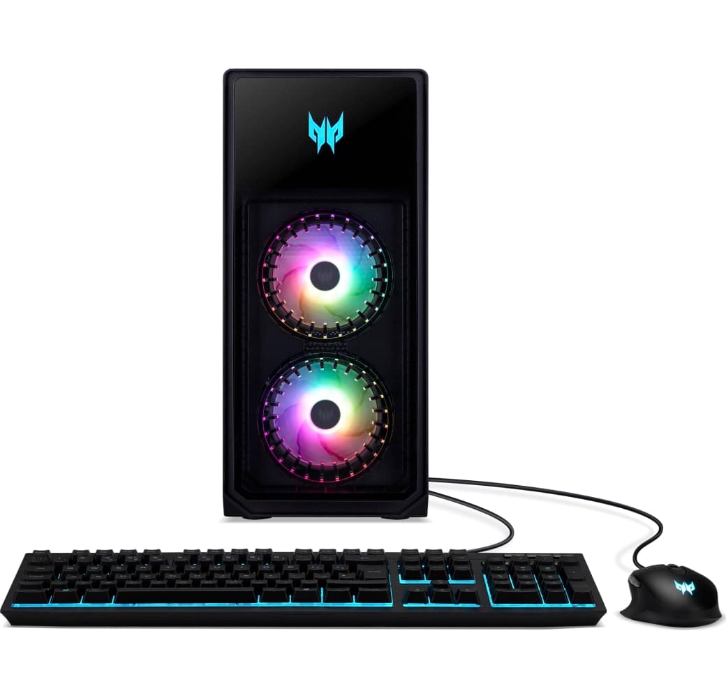 Black Acer Predator 5000 (PO5-655) Gaming Desktop - Intel® Core™ i7-14700F - 32GB - 1TB SSD - NVIDIA® GeForce® RTX 4070 Super.1