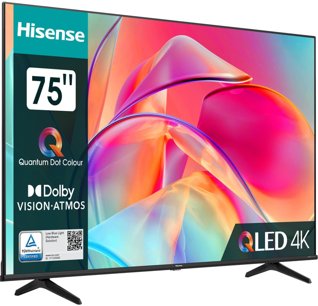 Schwarz Hisense 75E77KQ - TV 75" UHD 4K.3