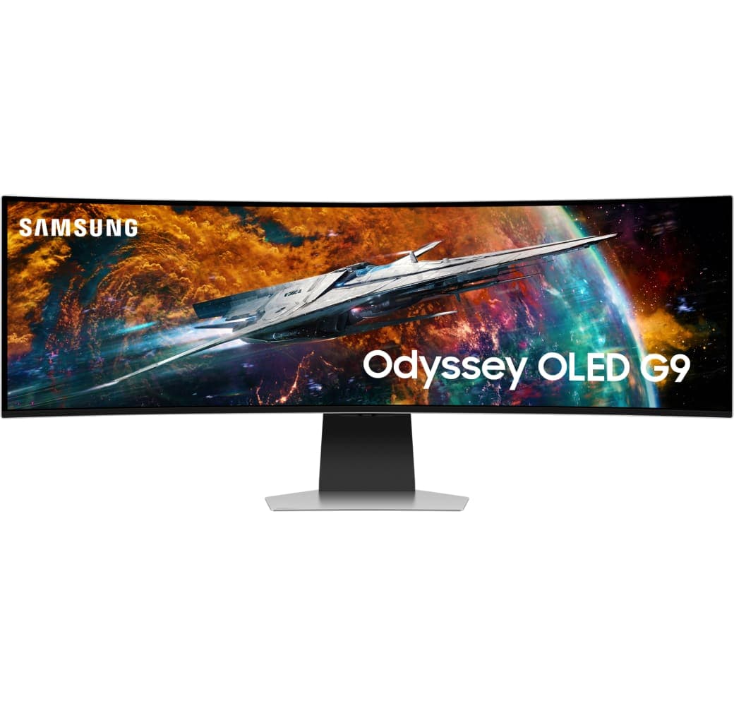 Silver Samsung - 49" Odyssey OLED G9 S49CG954SU LS49CG954SUXEN.1