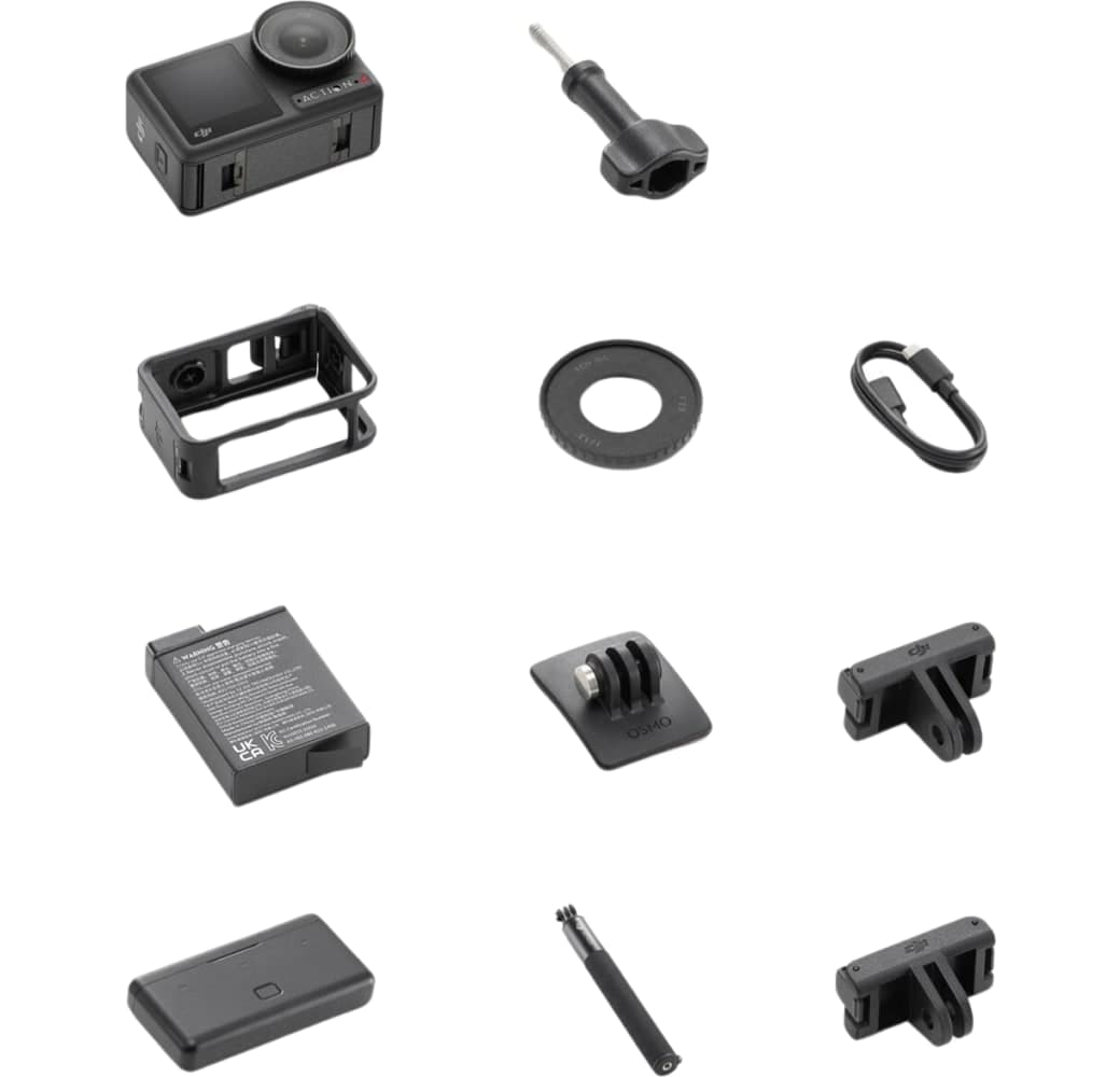 Black DJI Osmo Action 4 Adventure Combo.4