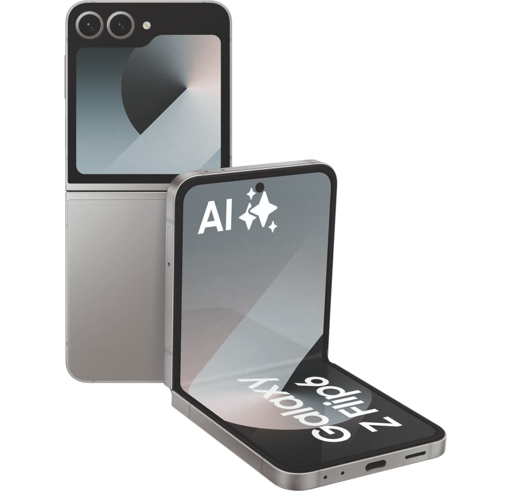 Silver Samsung Galaxy Z Flip6 Smartphone - 512GB - Dual SIM.1