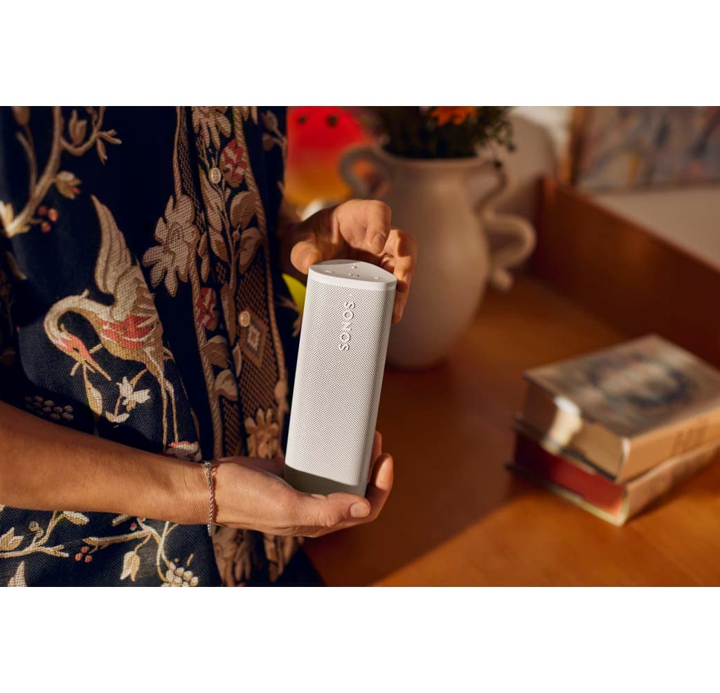 Weiß Sonos Roam 2 Bluetooth-Lautsprecher.5