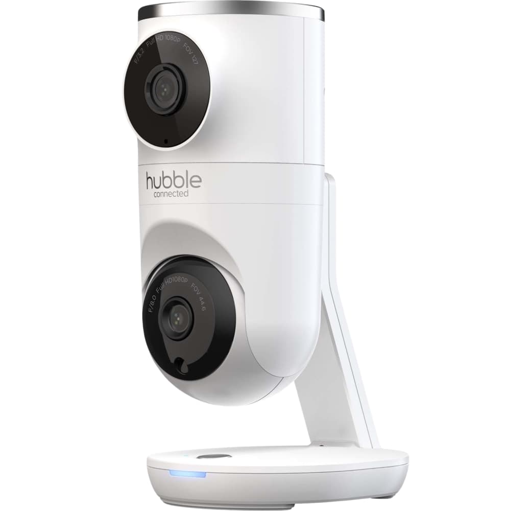 White Hubble Nursery Pal Dual Vision Baby Monitor.2