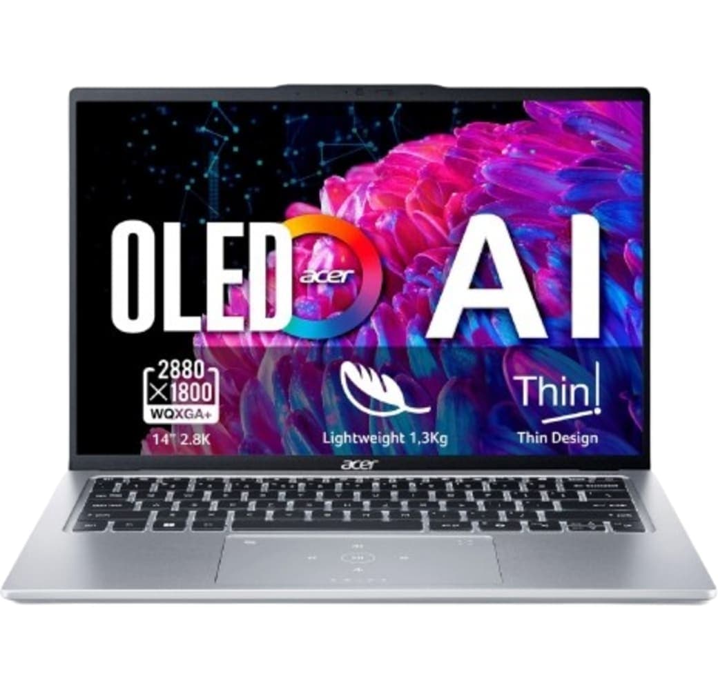 Plata Pura Laptop Acer Swift Go 14 SFG14-73 - Intel® Core™ Ultra 5-125U - 16 GB - SSD de 512 GB - Español (QWERTY).1