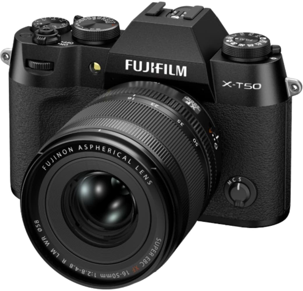 Black FUJIFILM X-T50 + XF16-50mmF2.8-4.8 R LM WR, KIT.1