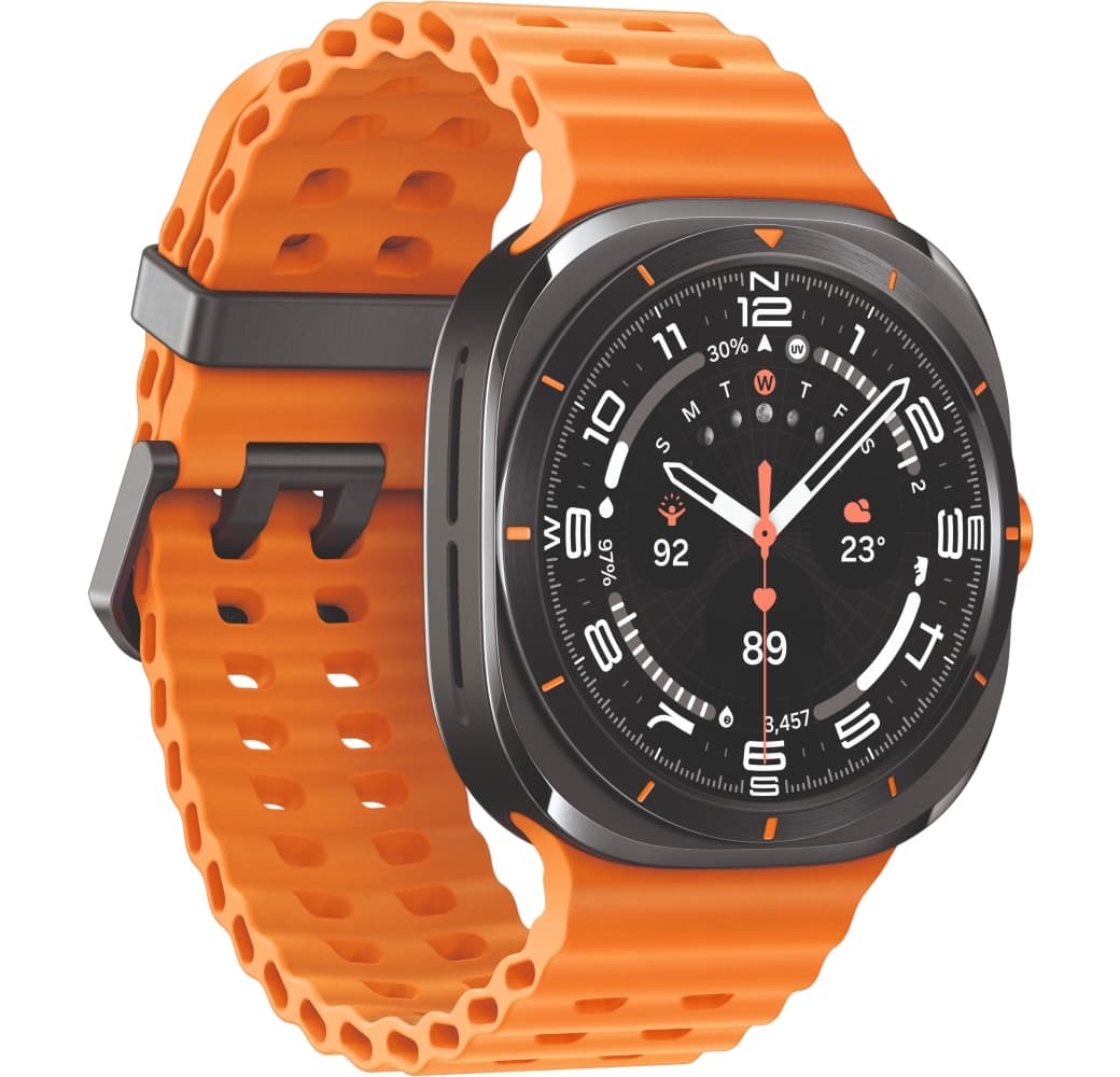 Orange Samsung Galaxy Watch Ultra LTE Smartwatch, Titanium Case, 47 mm.4