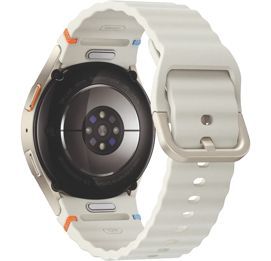 Cream Samsung Galaxy Watch7 LTE Smartwatch, Aluminium Case, 40 mm.2