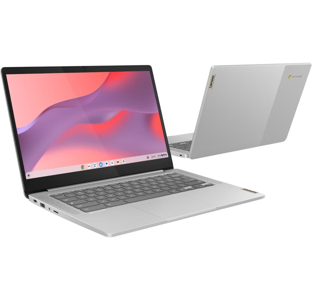 Cloud Grey Lenovo IdeaPad Slim 3 Chromebook Laptop - 4 GB RAM - 64 GB SSD - ARM Mali-G52 - Deutsch (QWERTZ).3