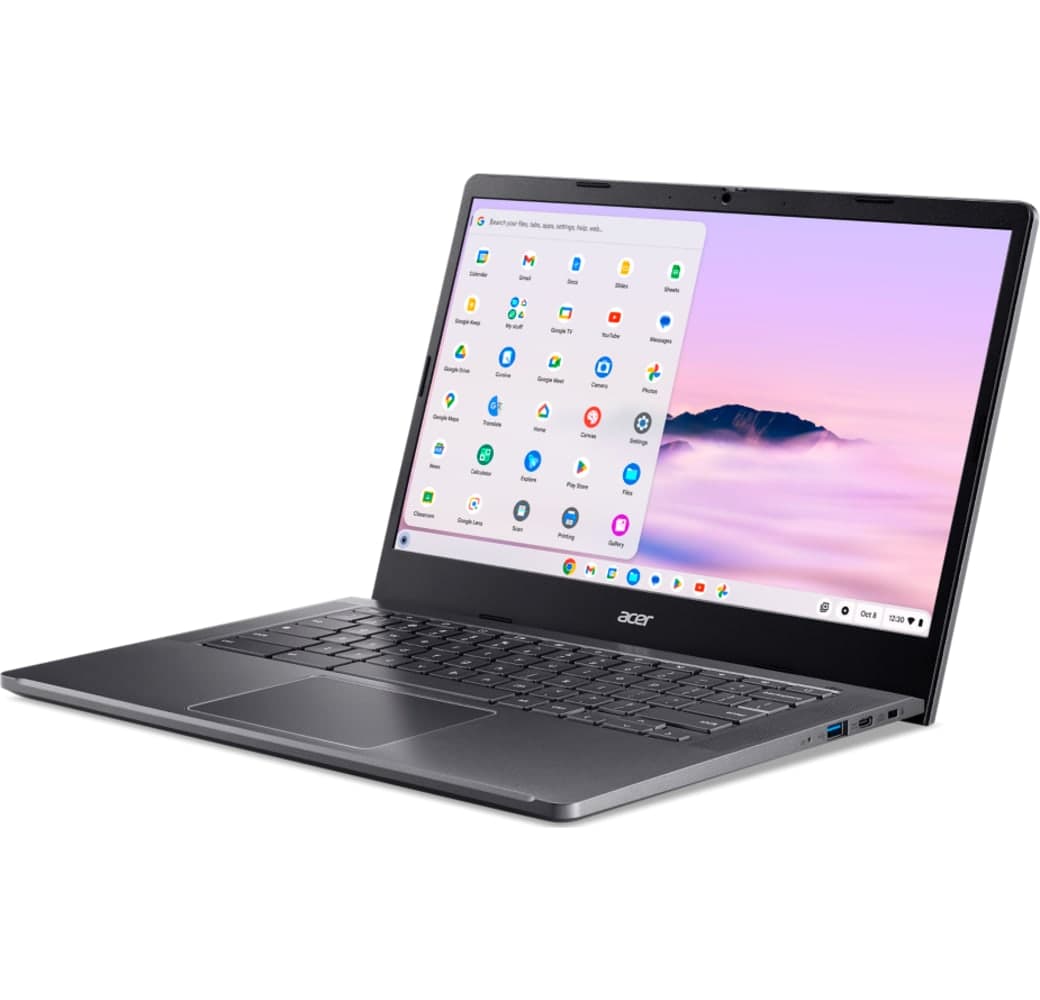 Schwarz Acer Chromebook Plus 514 Laptop - Intel® Core™ i3-N305 - 8 GB - 128 GB SSD - Intel® UHD-Grafik - Deutsch (QWERTZ).3
