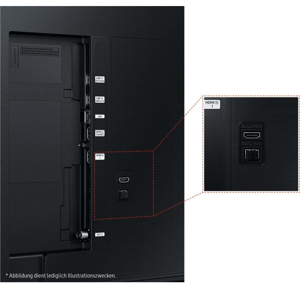 Black Samsung GQ65Q60DAUXZG - TV 65" QLED 4K.6