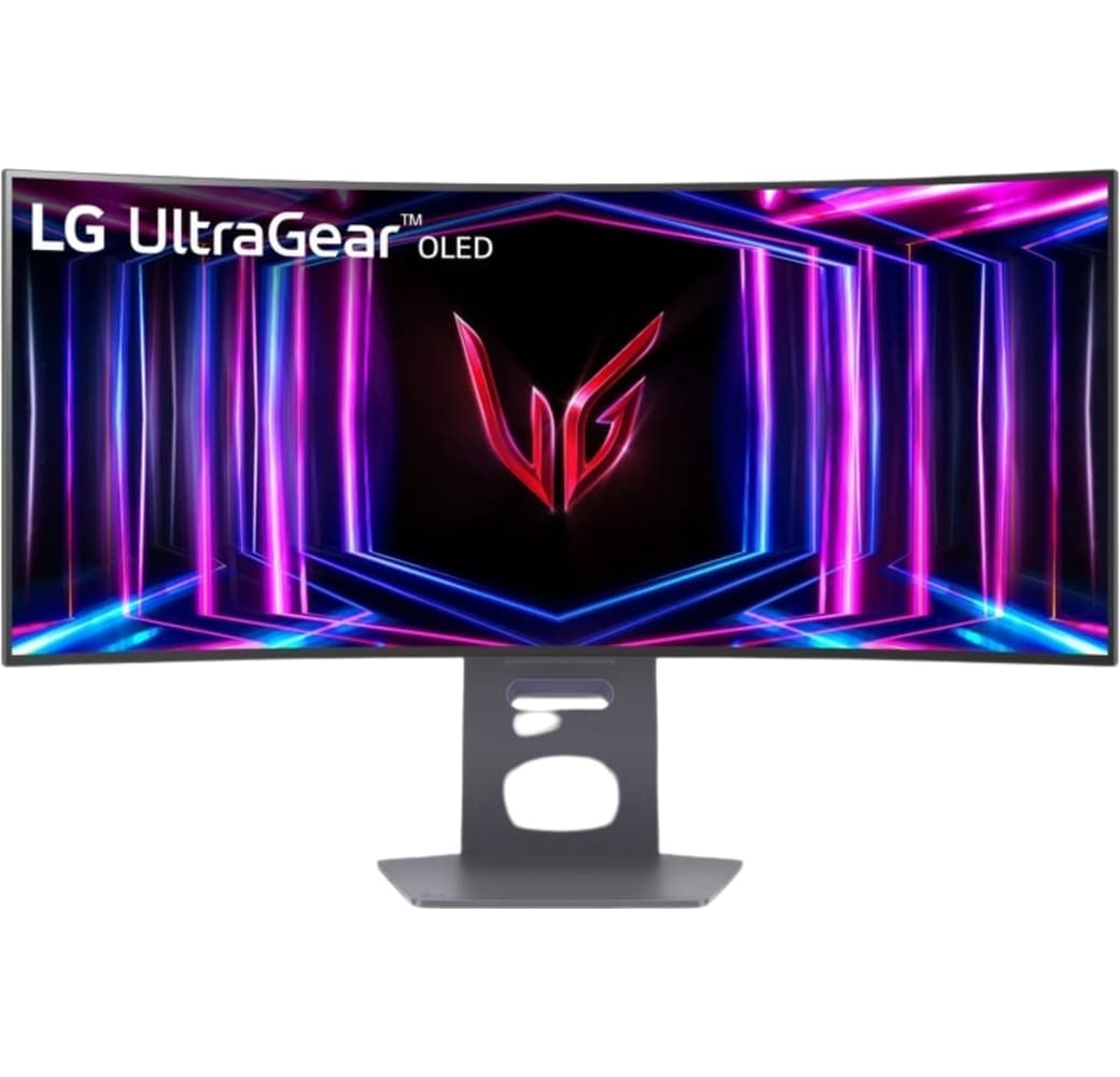 Black LG - 34" LG 34GS95QE-B 34" UltraGear Curved OLED Gaming Monitor 34GS95QE-B.1
