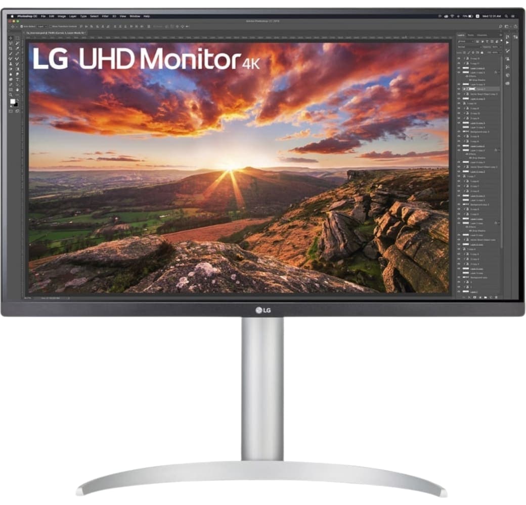 Black LG - 27" LG 27UP85NP-W 27" UHD 4K Monitor 27UP85NP-W.1