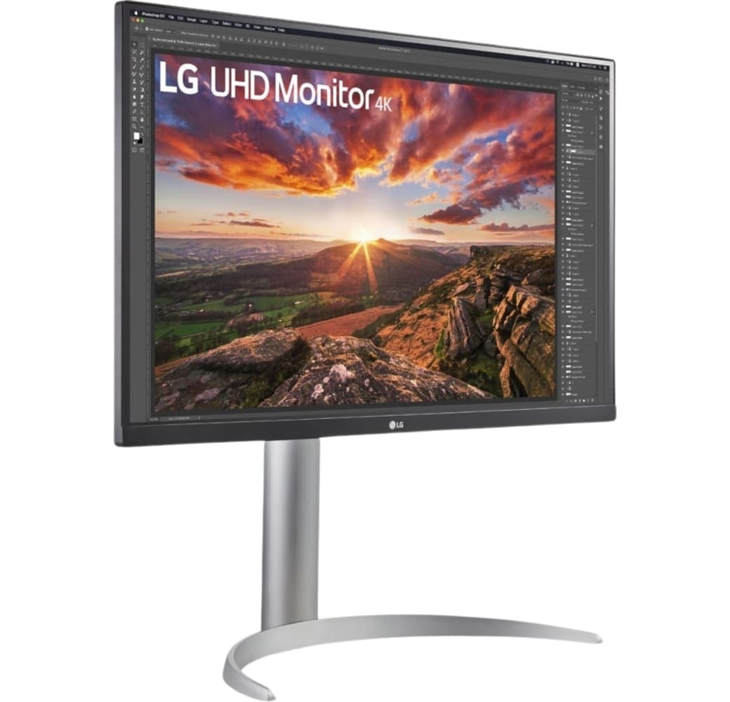 Black LG - 27" LG 27UP85NP-W 27" UHD 4K Monitor 27UP85NP-W.4