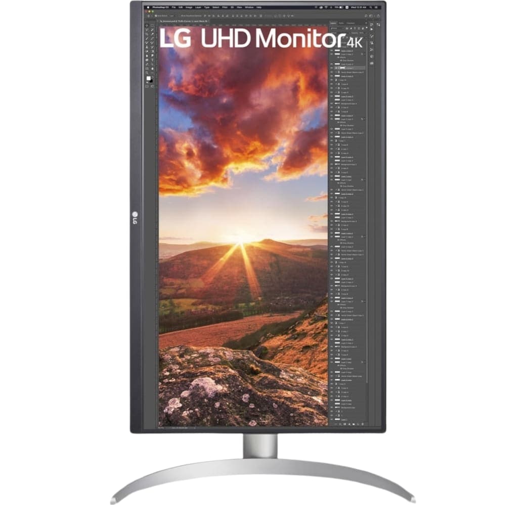 Black LG - 27" LG 27UP85NP-W 27" UHD 4K Monitor 27UP85NP-W.7