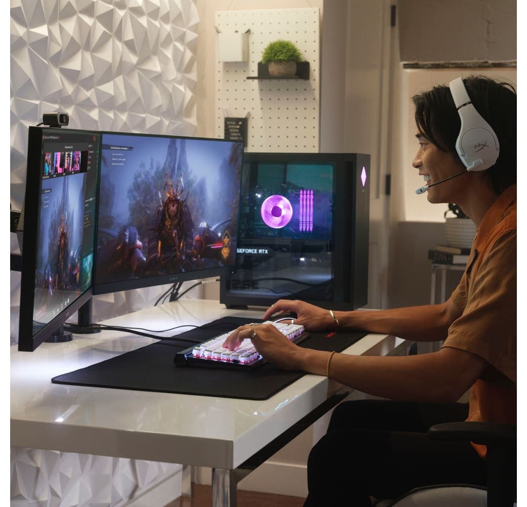 Black HP OMEN 25L GT15-2006ng Gaming Desktop | Gaming PC - Intel® Core™ i7-14700F - 16GB - 1TB SSD - NVIDIA® GeForce® RTX™ 4070 TI.4