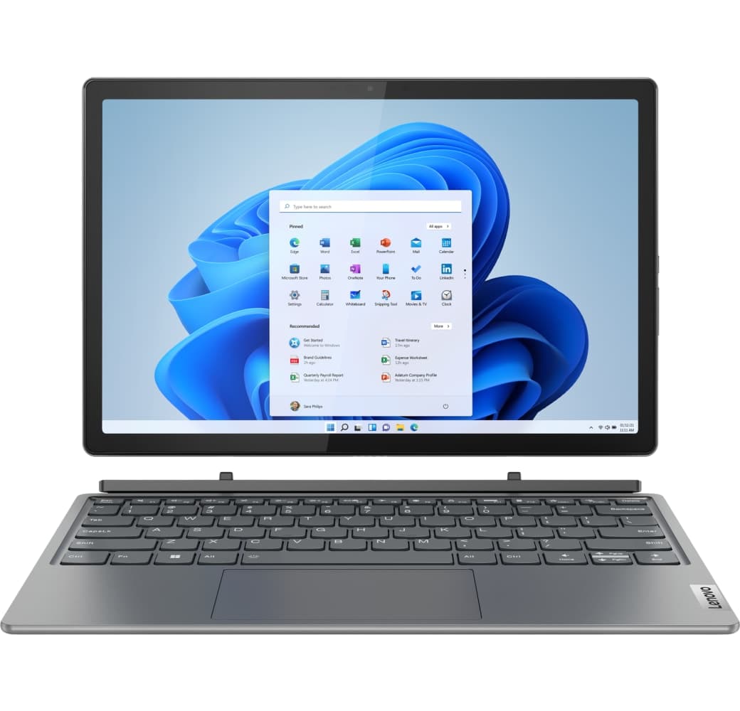 Sturmgrau Lenovo IdeaPad Duet 5 Laptop - Intel® Core™ i5-1335U - 16 GB - 512 GB SSD - Intel® Iris® Xe Grafik - Deutsch (QWERTZ).1