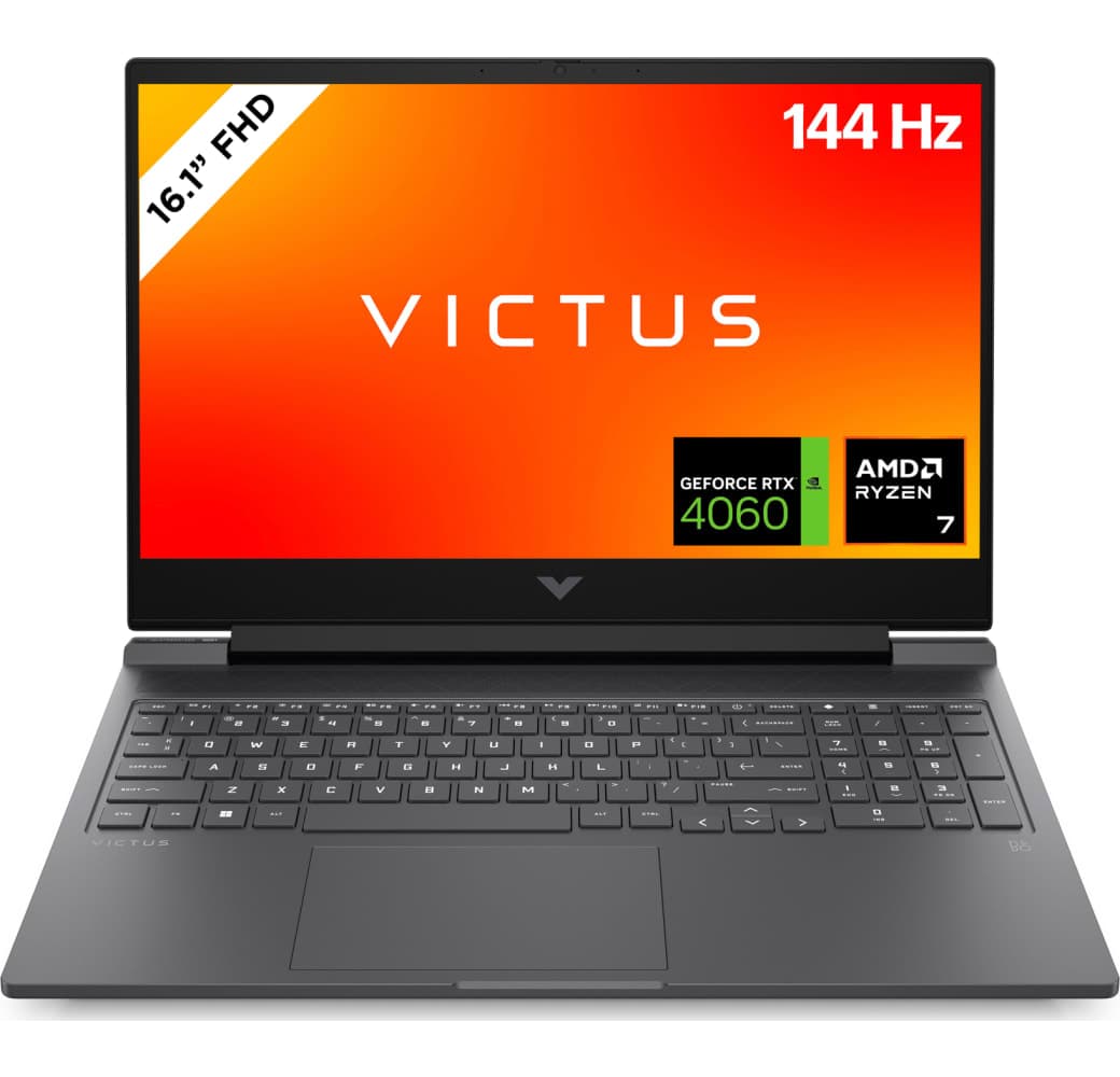 Mica Silver HP Victus 16-s1076ng Gaming Laptop - AMD Ryzen™ 7 8840H - 16GB - 1TB - NVIDIA® GeForce® RTX™ 4060.1