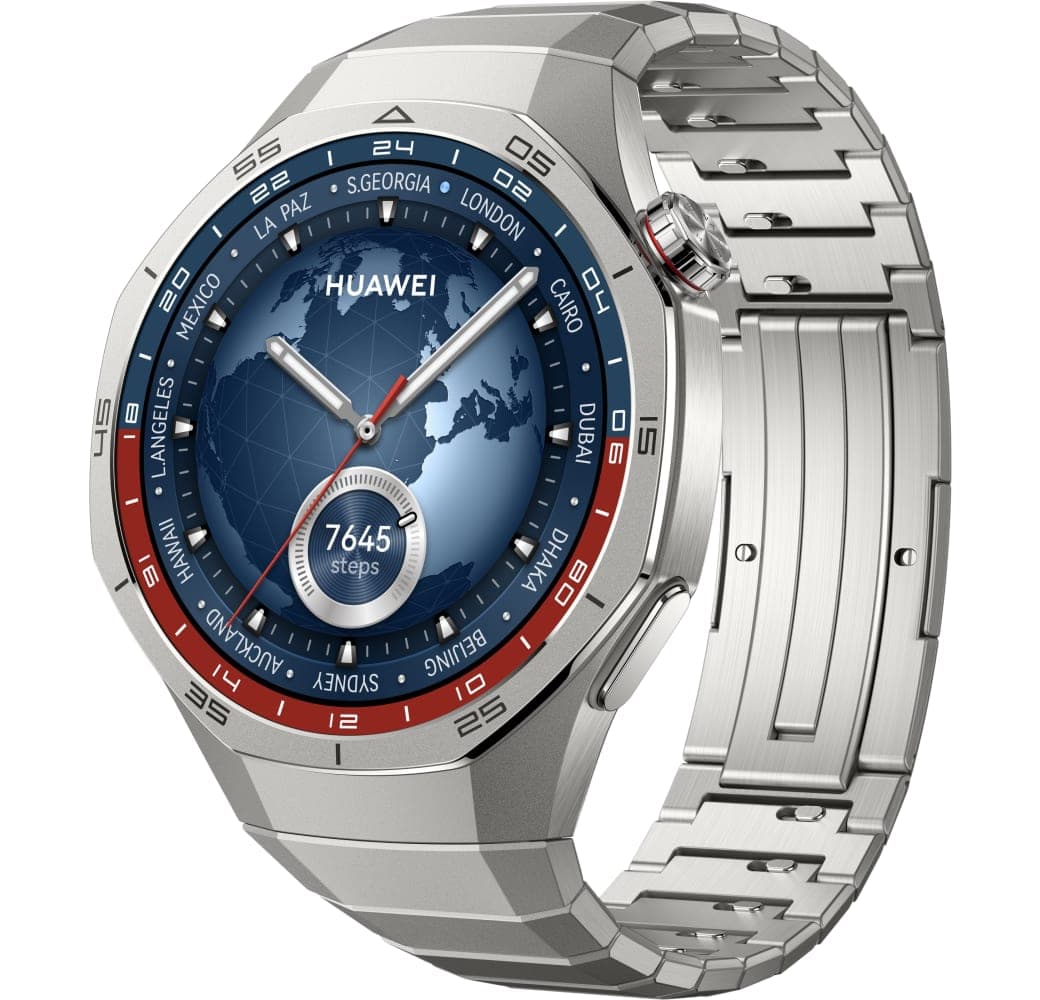Gray Huawei Watch GT5 Pro Smartwatch, Titanium Case, 46mm.1