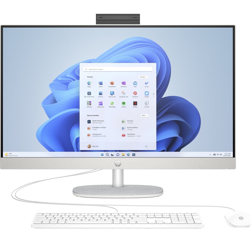 Weiß Hp 27-cr1002ng All-in-One - Intel® Core™ Ultra 5-125U - 16GB - 512 GB - Intel® Intel® Arc™.1