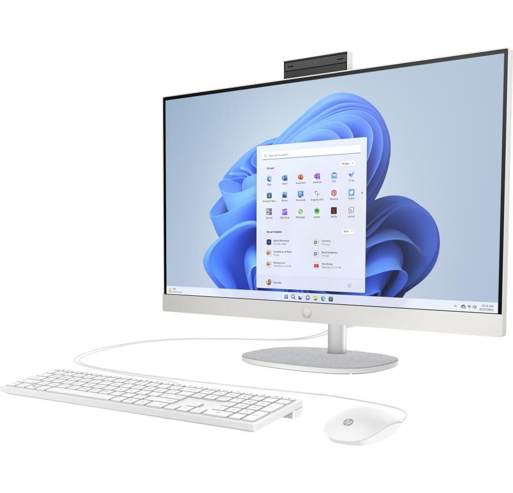 Weiß Hp 27-cr1002ng All-in-One - Intel® Core™ Ultra 5-125U - 16GB - 512 GB - Intel® Intel® Arc™.2