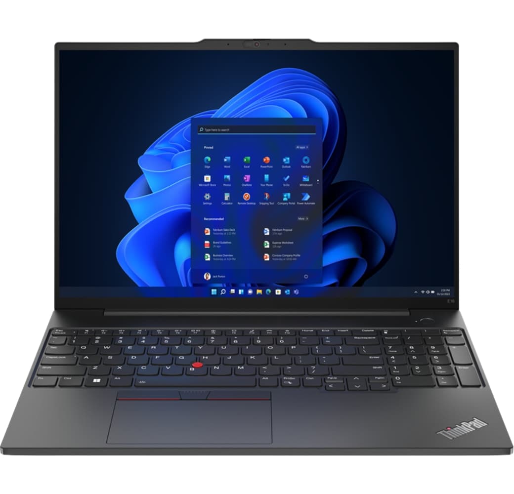 Negro Portátil Lenovo ThinkPad E16 - Intel® Core™ i7-1355U - 16 GB - SSD de 512 GB - NVIDIA® GeForce® MX550 - Español (QWERTY).2
