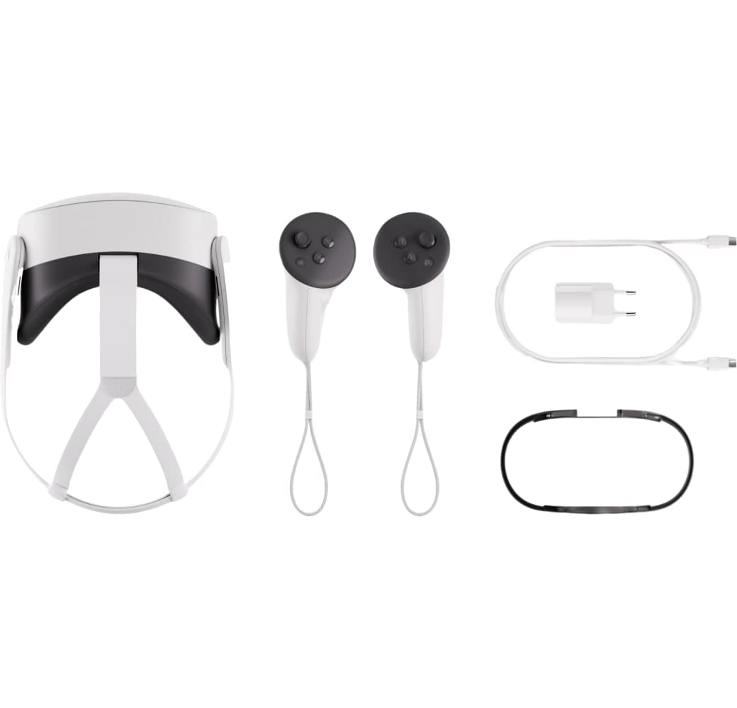 White Meta Quest 3S 128 GB VR Headset.4