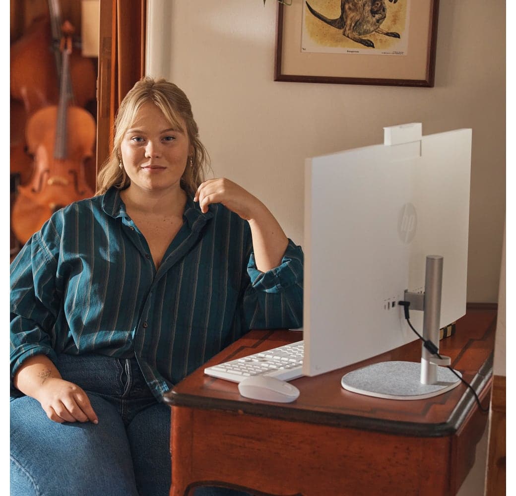 Weiß Hp 27-cr1000ng All-in-One - Intel® Core™ Ultra 5-125U - 16GB - 512 GB - Intel® Intel® Arc™.5