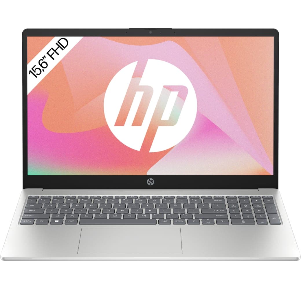 Natural Silver HP 15-fd1053ng Laptop - Intel® Core™ 3-100U - 8GB - 512GB - Intel® Arc.1