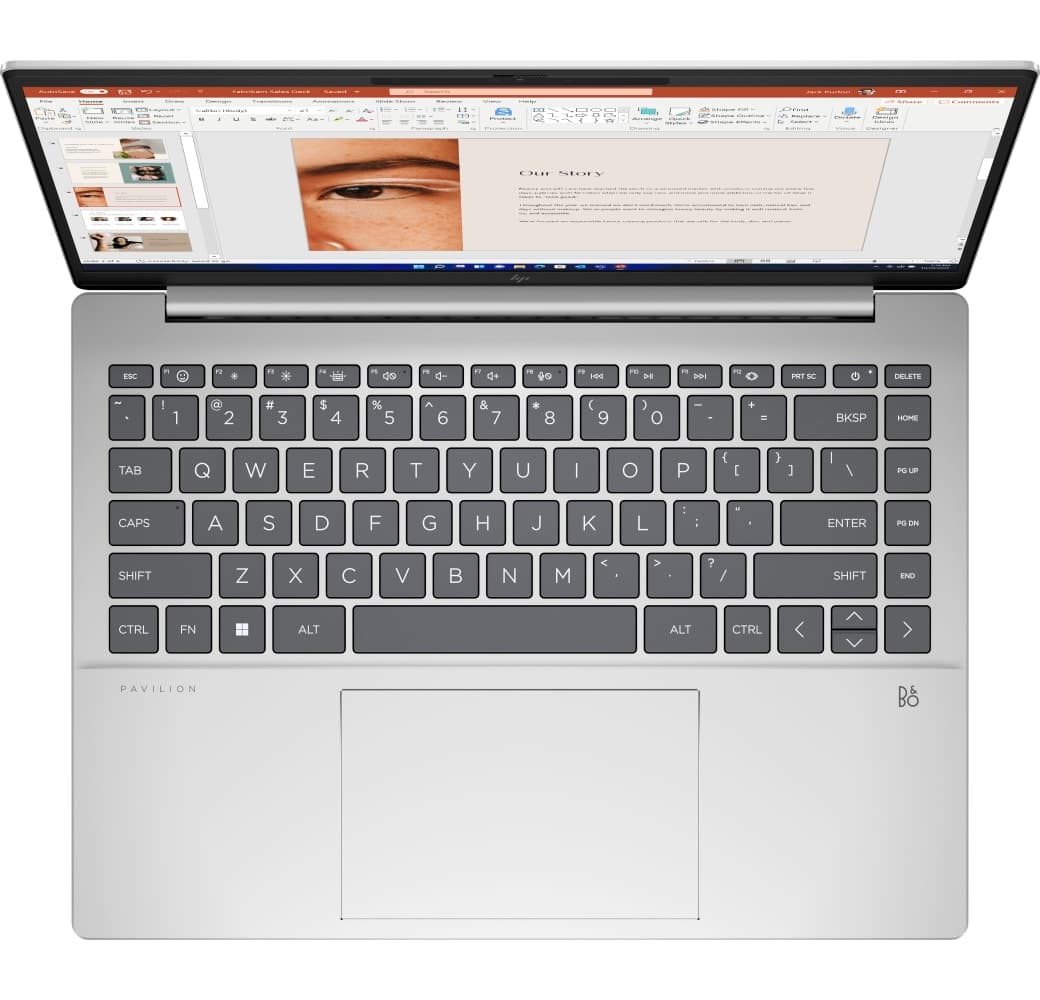 Mondlichtblau HP Pavilion Plus 14-ew1055ng Notebook - Intel® Core™ Ultra 5-125H - 16GB - 512GB - Intel® Intel Arc Graphics.5