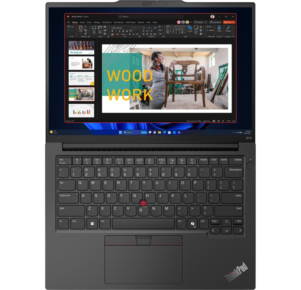 Black Lenovo ThinkPad E14 Laptop - Intel® Core™ Ultra 7-155H - 16GB - 512GB SSD - Intel® Integrated Intel® Graphics.6