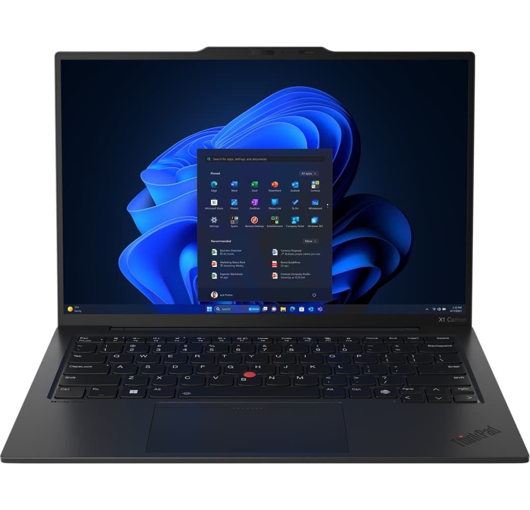 Schwarz Lenovo ThinkPad X1 Carbon Notebook - Intel® Core™ Ultra 7-155U - 16GB - 512GB SSD - Intel® Integrated Intel® Graphics.1