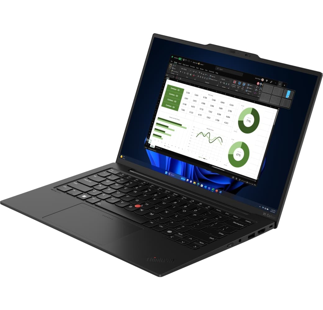 Schwarz Lenovo ThinkPad X1 Carbon Notebook - Intel® Core™ Ultra 7-155U - 16GB - 512GB SSD - Intel® Integrated Intel® Graphics.3