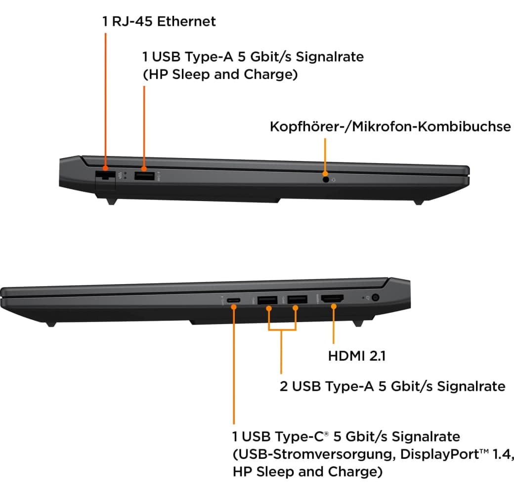 Black HP Victus 16-r0077ng Gaming Laptop - Intel® Core™ i7-13700H - 16GB - 1TB SSD - NVIDIA® GeForce® RTX 4070.7