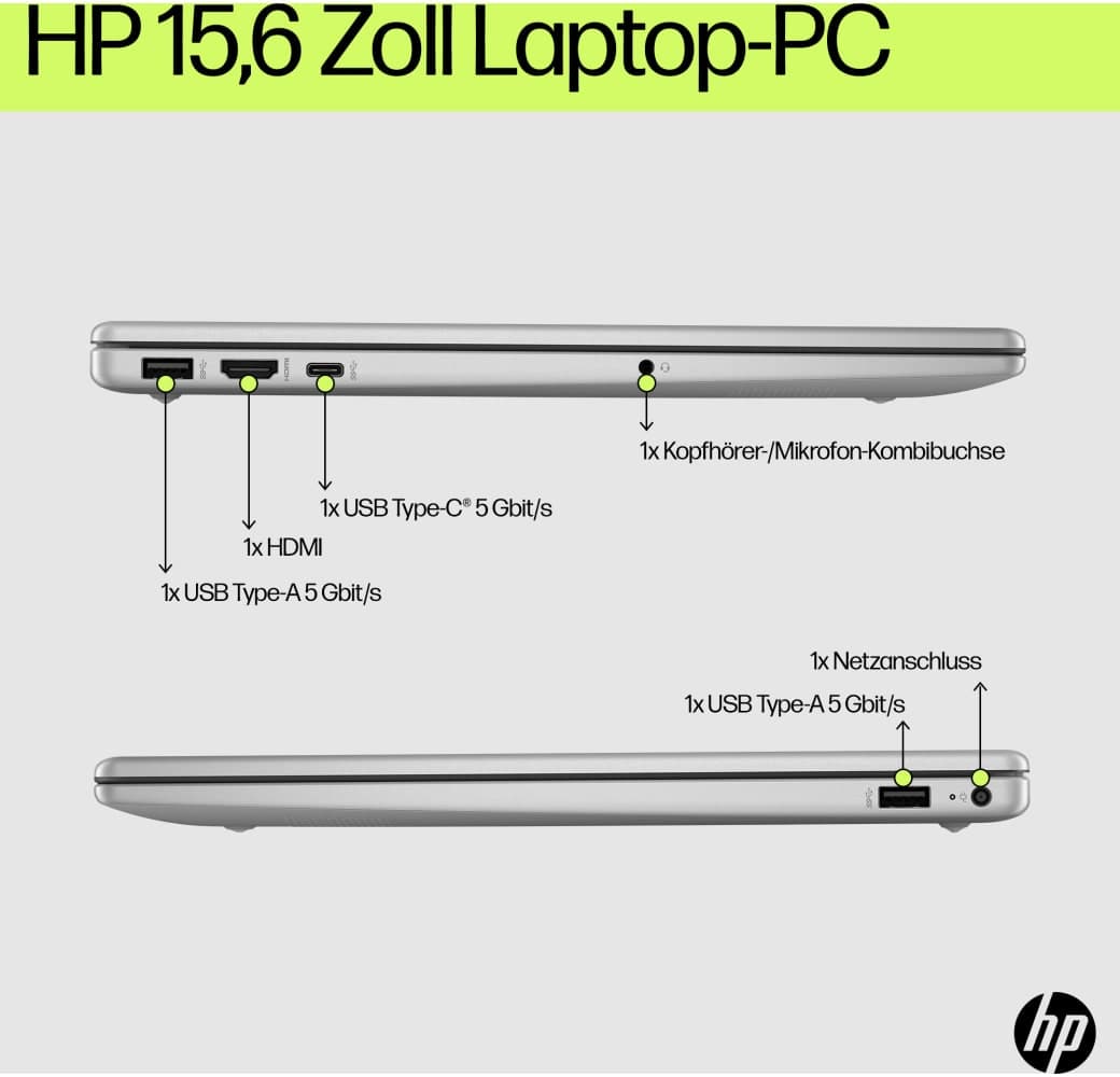 Natural Silver HP 15-fd1058ng Laptop - Intel® Core™ i5-120U - 16GB - 512GB - Intel® Intel Arc Graphics.8