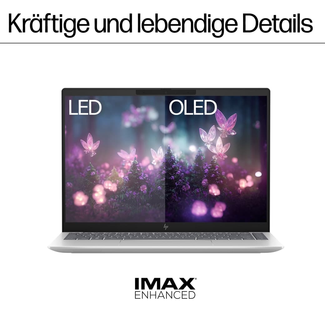 Schwarz HP Pavilion Plus 14-ey0050ng Laptop - AMD Ryzen™ 7 7540U - 16 GB - 1 TB SSD - AMD Radeon™ Grafik - Deutsch (QWERTZ).9